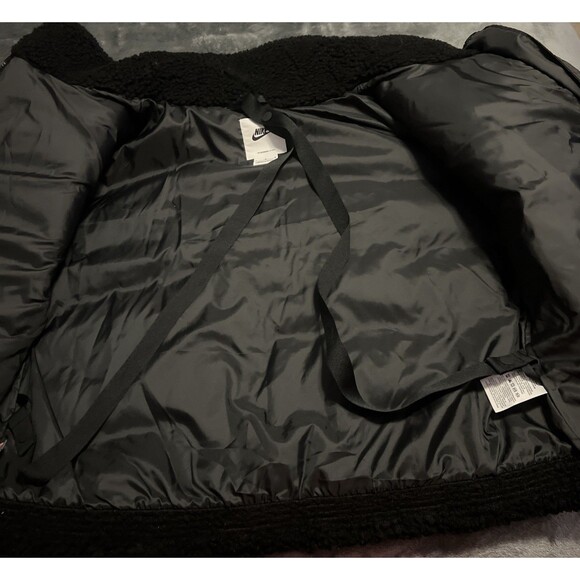 Medium Nike Therma Fit City Series DQ6869-010 Sherpa Jacket Bomber - Picture 11 of 11